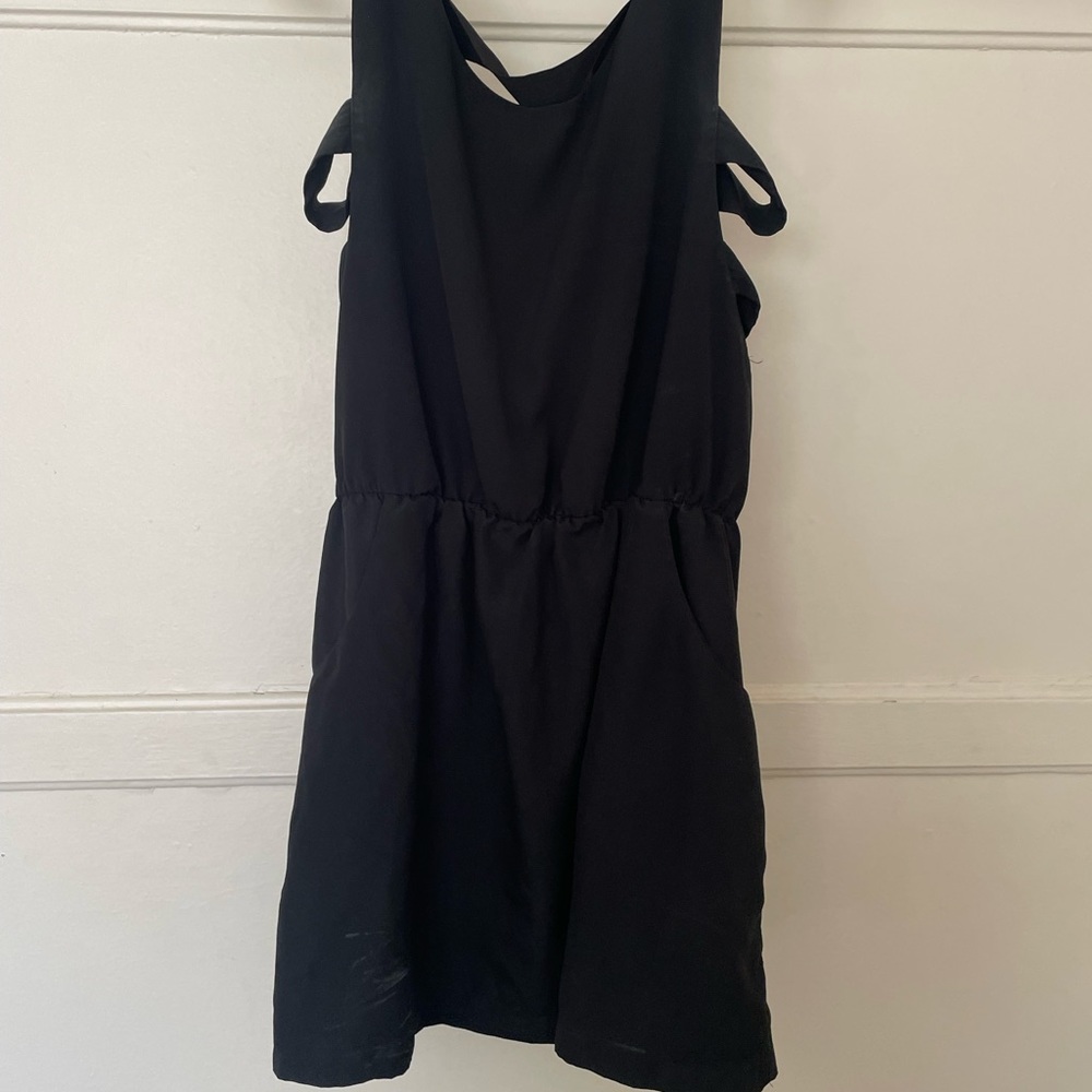 Black mini with cut out sides